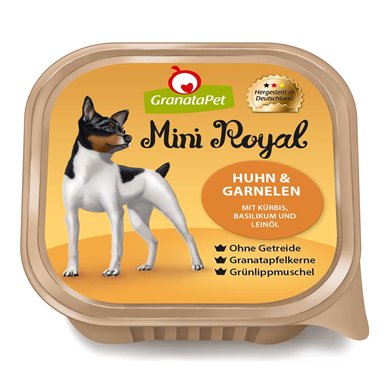 GranataPet Mini Royal Cani Adulti Pollo e Gamberetti per CANI | cod. 4260165191876