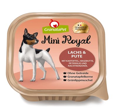 GranataPet Mini Royal Cani Adulti Salmone e Tacchino per CANI | cod. 4260165191814