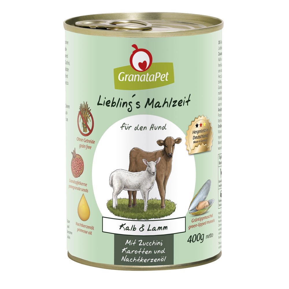 GranataPet Liebling`s Mahlzeit Cani Adulti Vitello e Agnello per