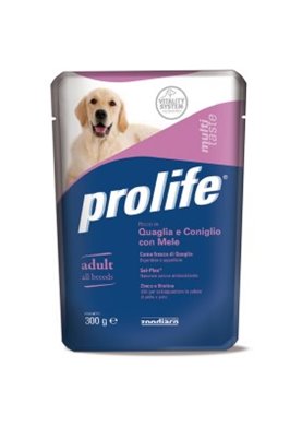 Prolife Multitaste Grain Free Cani Adulti Quaglia, Coniglio e Mele per CANI | cod. 8015579026551