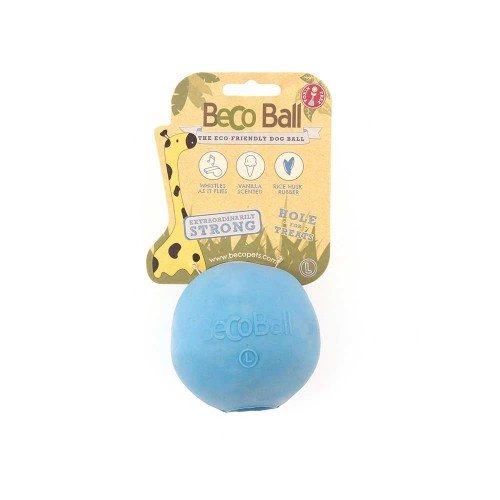 Beco Ball Palla in Gomma Naturale misura Small Ø 5 cm colore blu