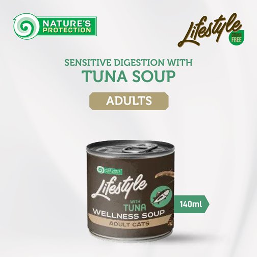 Nature's Protection Lifestyle Soup Grain Free Gatti Sensitive Digestion Tonno