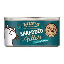 Lily's Kitchen Shredded Fillets Gatti Adulti Tonno e Salmone