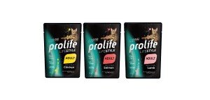 Prolife Kit Prova LifeStyle Gatti Adulti 6 pz. da 85 gr (contiene 2 bustine da 85 gr per gusto) cod. 801557904029800
