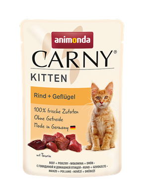 Animonda Carny Kitten Manzo, Vitello e Pollo 
 per GATTI | cod. 4017721830751