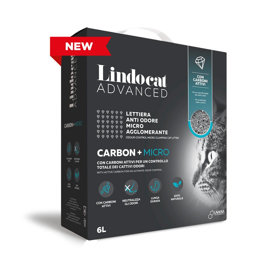 Lindocat Advance Carbon + Micro Lettiera con Carboni Attivi