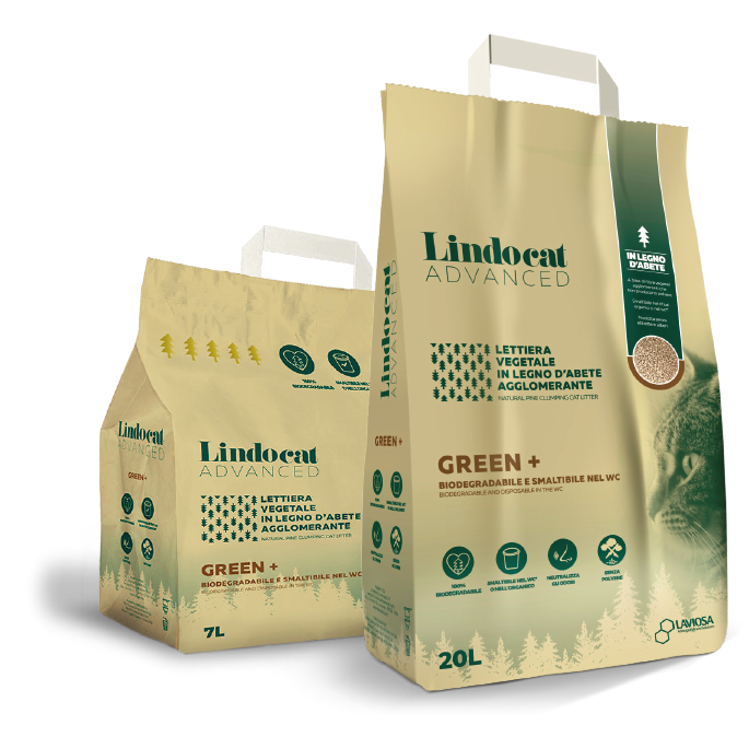Lindocat Lettiera Biodegradabile Advanced Green +