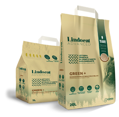 Lindocat Lettiera Biodegradabile Advanced Green + per GATTI | cod. 8006455004046